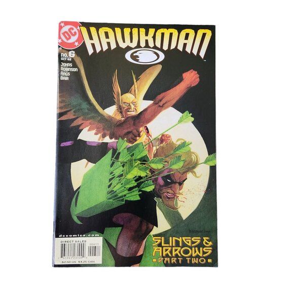 DC Comics Hawkman #6 2002 Comic Book Collector Bagged Boarded - Picture 1 of 2